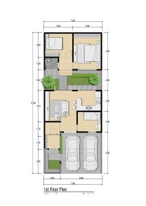 Denah tipe 70Kafehaus