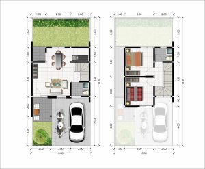 3. DENAH TIPE 6078
