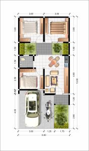 DENAH TIPE 46_78